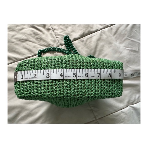 MARIA LA ROSA
crochet solid clutch bag
Green color - Picture 11 of 16
